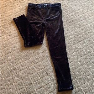 Velvet jeans worn twice